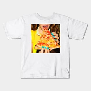 Pizza Watercolor Kids T-Shirt